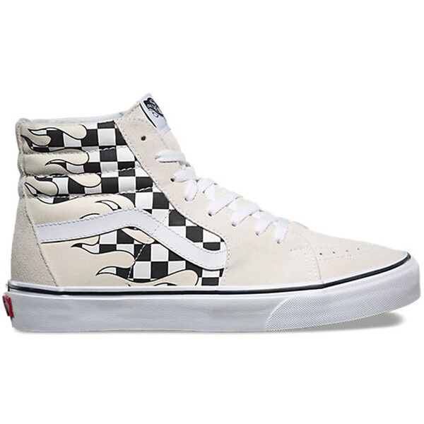 Vans バンズ メンズ スニーカー  【Vans Sk8-Hi Checkerboard Flame White】  大きさ US_7(25.0珊) Classic White/True White