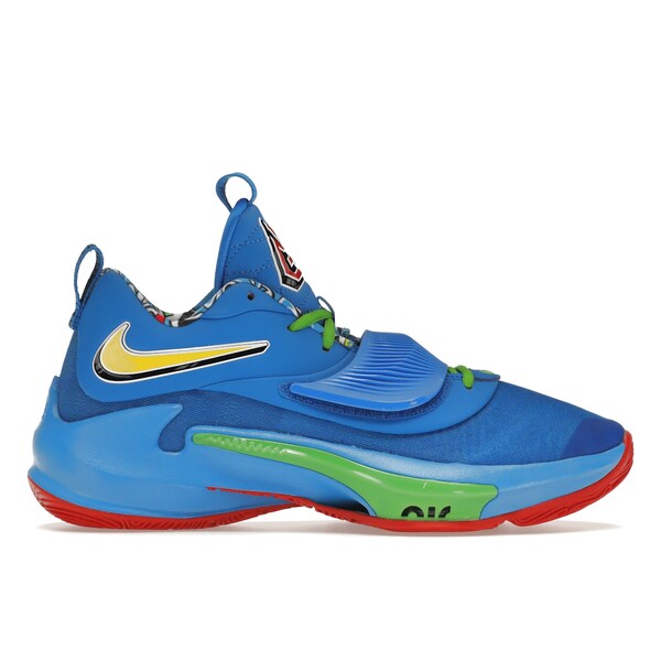 Nike ナイキ メンズ スニーカー  【Nike Zoom Freak 3 NRG Uno Blue】  大いさ US_7.5(25.5糎) Photo Blue/Black/White/University Red