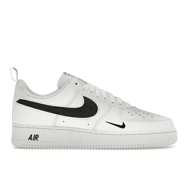 Nike ナイキ メンズ スニーカー  【Nike Air Force 1 Low Reflective Swoosh White Black】  大いさ US_6.5(24.5糎) White/White/Black
