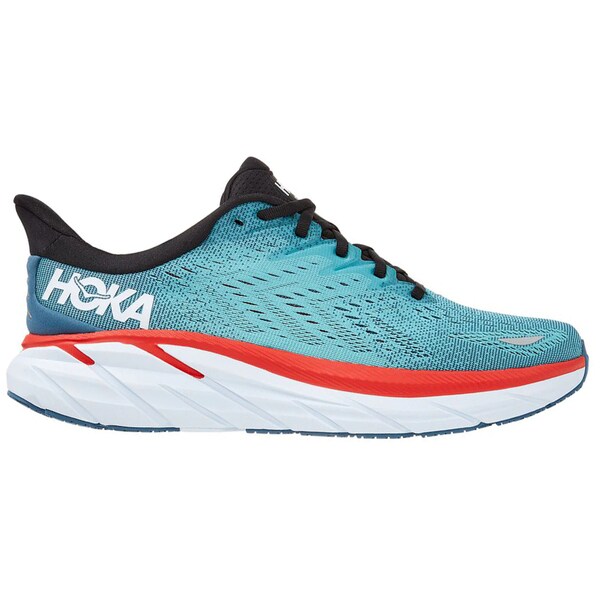 Hoka One One ホカオネオネ メンズ スニーカー  【Hoka One One Clifton 8 Real Teal】  大きさ US_7(25.0珊) Real Teal/Aquarelle