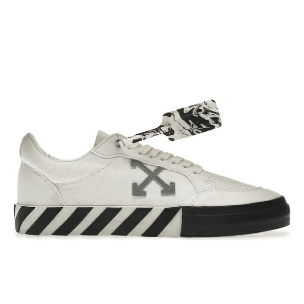 OFF-WHITE 象牙色 メンズ スニーカー  【OFF-WHITE Vulc Low White Grey】  大きさ US_9(27.0珊) White/Grey/Black