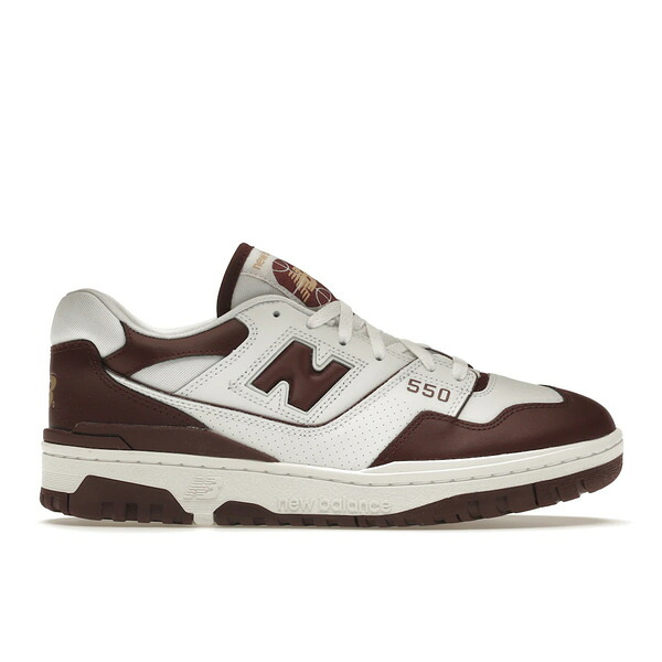 New Balance ニュー平衡にする メンズ スニーカー  【New Balance 550 White Burgundy】  大きさ US_11.5(29.5珊) White/Burgundy