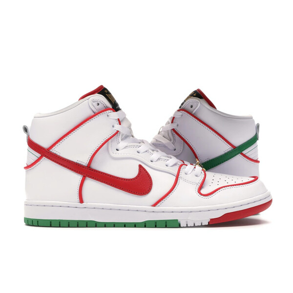 Nike ナイキ メンズ スニーカー  【Nike SB Dunk High Paul Rodriguez Mexico】  大いさ US_5.5(23.5糎) White/Red-Green