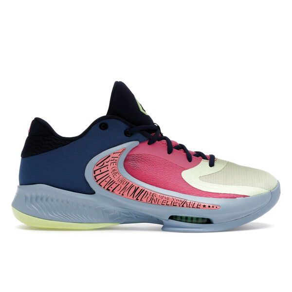 Nike ナイキ メンズ スニーカー  【Nike Zoom Freak 4 Unbelievable】  大きさ US_8(26.0珊) Dark Marina Blue/Pink Gaze/Midnight Navy/Barely Volt