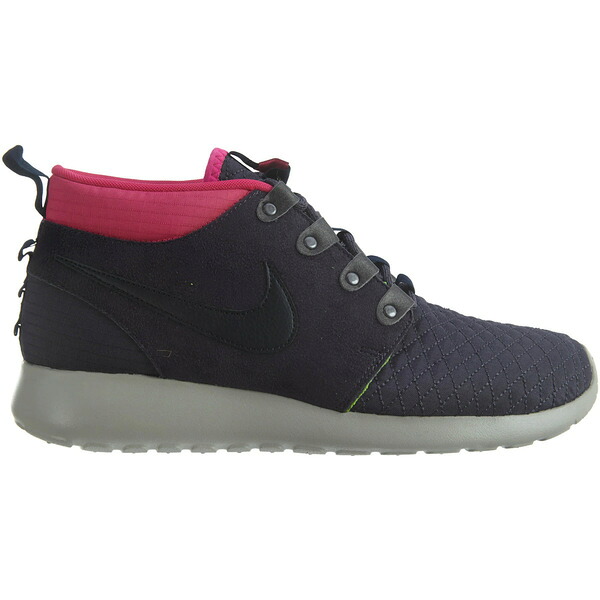 Nike ナイキ メンズ スニーカー  【Nike Roshe Run Sneakerboot Gridiron/Dark Obsidian-Pinkfl-Volt】  大きさ US_8.5(26.5珊) Gridiron/Dark Obsidian-Pinkfl-Volt
