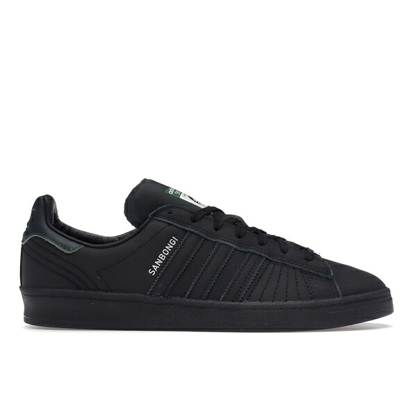 adidas アディダス メンズ スニーカー  【adidas Campus ADV Shin Sanbongi Black】  大きさ US_10(28.0珊) Core Black/Core Black/Collegiate Green