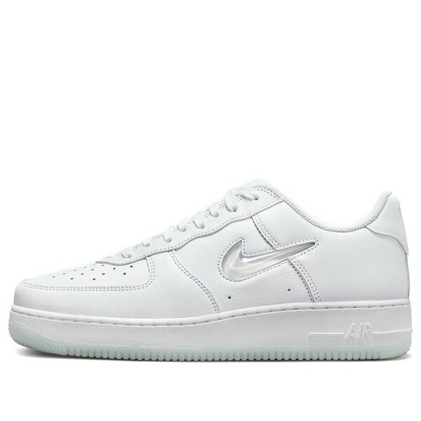 Nike ナイキ メンズ スニーカー  【Nike Air Force 1 Low 07 Retro \u0027Color of the Month Jewel Swoosh Triple White\u0027 FN5924-100】  大いさ US_10(28.0糎) メンズ靴-靴-スニーカー