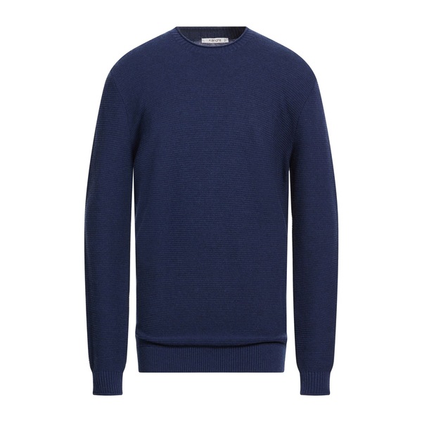 【貨物輸送無料】 カングラ  メンズ 編み物\u0026プルオーバー アウター Sweaters Blue