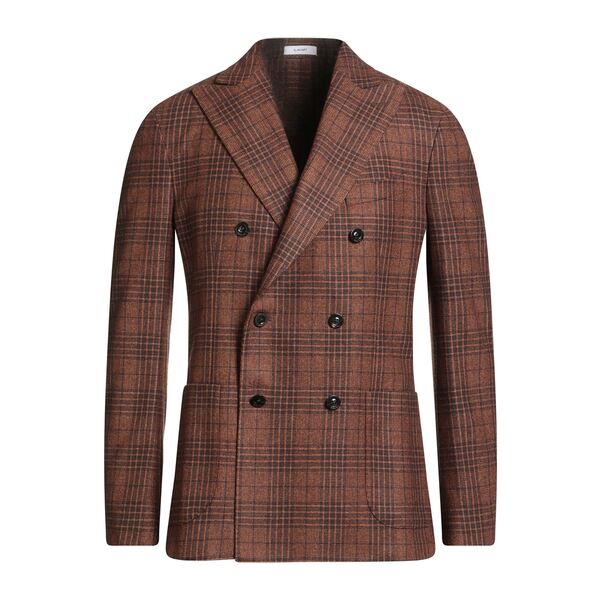 【送料無料】 ボリオリ メンズ ジャケット＆ブルゾン アウター Blazers Brown