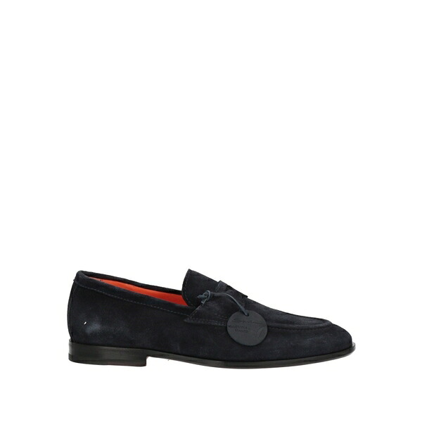 【送料無料】 サントーニ メンズ スリッポン・ローファー シューズ Loafers Blue|asty