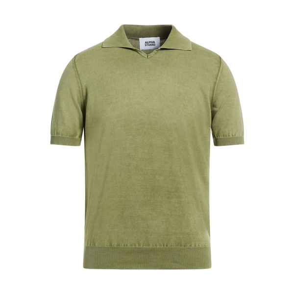 【送料無料】 アルファス テューディオ メンズ ニット&セーター アウター Sweaters Green