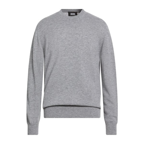 【送料無料】 アルファス テューディオ メンズ ニット&セーター アウター Sweaters Grey