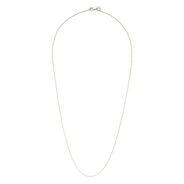 トム木材 メンズ 頸飾り・チョー鉄道車両 添え物 Rhodium-plated sterling silver rolo chain Silver