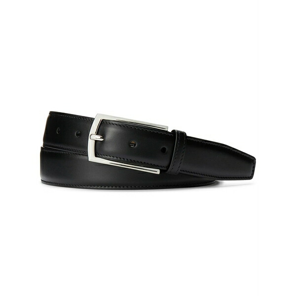ラルフ・ローレン パープルレーベル メンズ 三尺帯 添え物 Medium leather belt Black