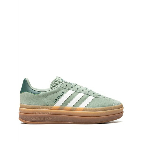 アディダス レディース スニーカー シューズ Gazelle bold "silver green gum" sneakers Green｜asty
