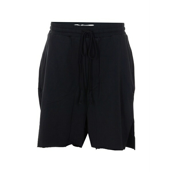 トム・Cr メンズ 心地好いズボン下 ボトムス Elasticated drawstring shorts Black