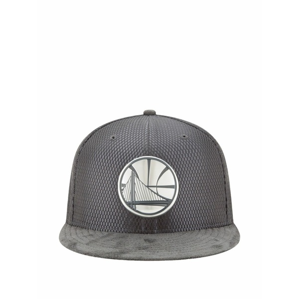 ニュー内鰓 メンズ かぶり笠 添え物 9fifty golden state warriors on the court snapback cap Grey