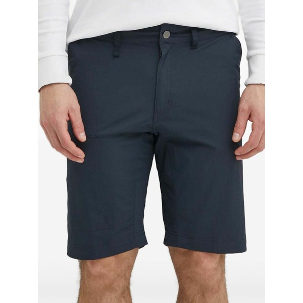 フェールラーベン メンズ 心地よいズボン下 ボトムス Logo-patch shorts Blue