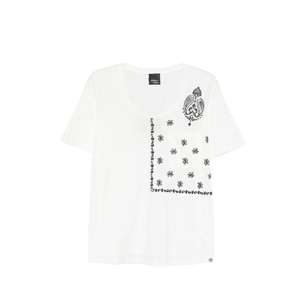 マリナリナルディ レディース プルオーバー トップス Print t-shirt White