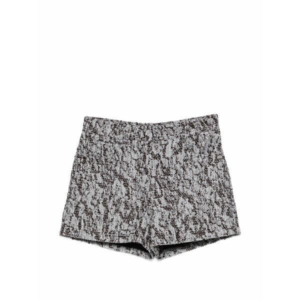 イロ レディース 心地よいズボン下 ボトムス Edela textured shorts Brown