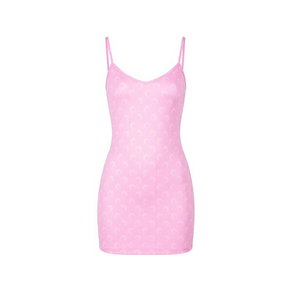 米国海兵隊員 独居室 レディース 衣装 トップス Moon-print jersey dress Pink