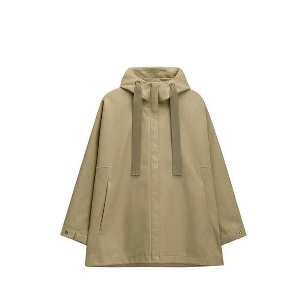 ジーラボ レディース 上衣＆上衣 アウター Feel hooded cape Neutrals