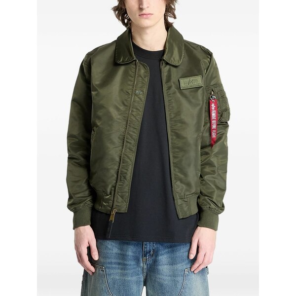 アルファインダストリーズ メンズ 上衣＆上衣 アウター Flying tigers cwu bomber jacket Green