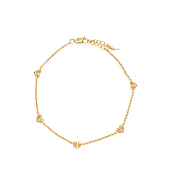 ミッソマ メンズ ブレスレット・バングル・アンクレット 佩び物 Molten heart charm bracelet Gold