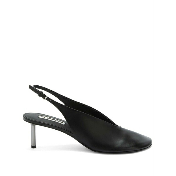 ジル・サンダー レディース パンプス シューズ 65粍 leather pumps Black