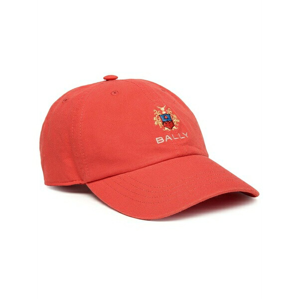 バリー メンズ 鳥打ち帽 付属物 Bally crest cap Red