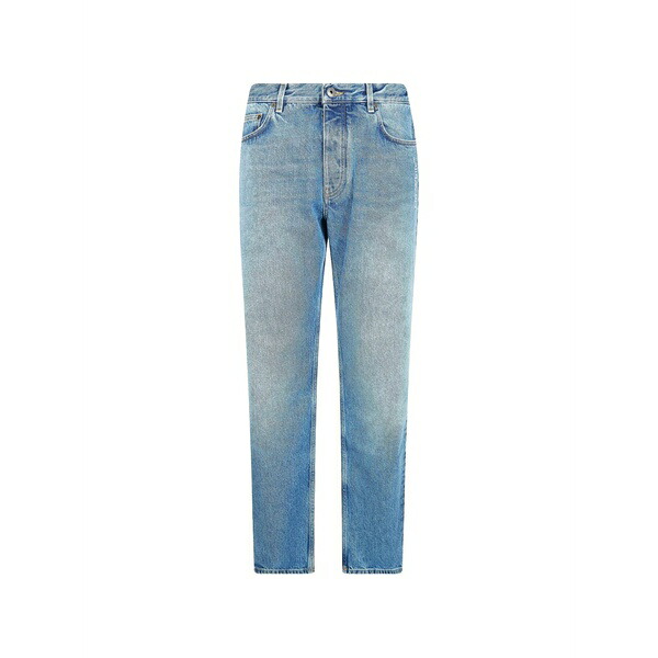 象牙色 メンズ ジーンズズボン下 ボトムス Arrow-motif jeans Blue