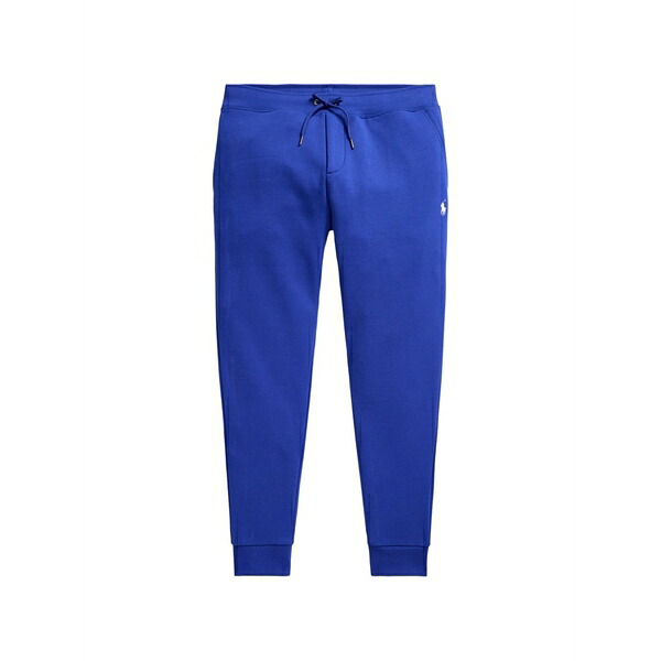 ラルフローレン メンズ カジュアルパンツ ボトムス Logo-embroidered drawstring track pants Blue｜asty