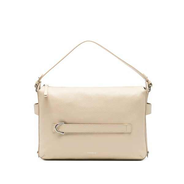 コチネレ レディース トートバッグ 御徒面子 Grainy leather shoulder bag Neutrals