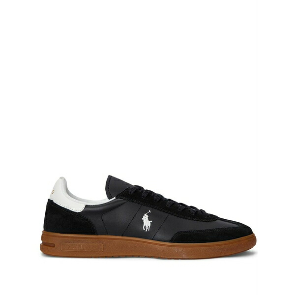 ラルフローレン メンズ スニーカー シューズ Bedford leather sneakers Black