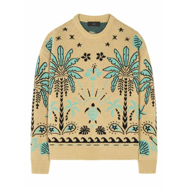 アラヌイ メンズ 編み物\u0026スウェーター アウター Echoes of the island sweater Neutrals