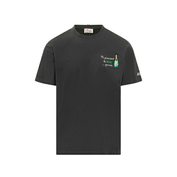 エムシーツーセイントバース メンズ ティーシャツ トップス Portofino printed t-shirt Black