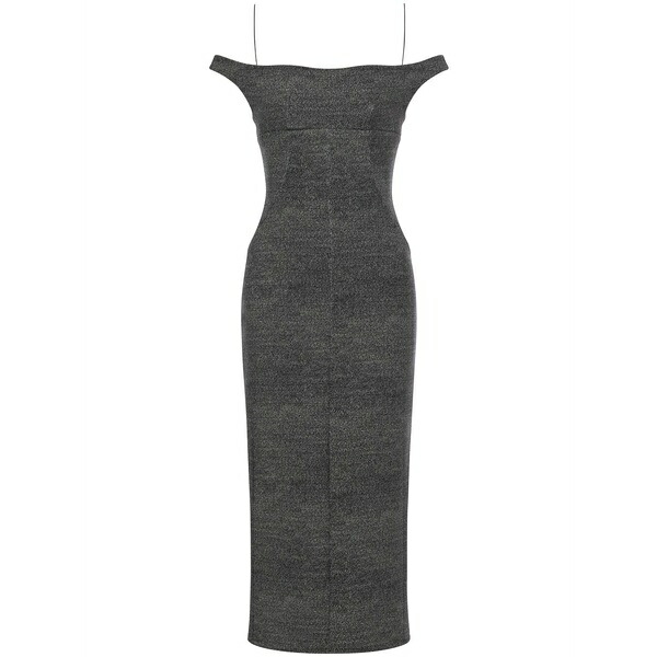 フィロソフィーデロレンゾセラフィーニ レディース 衣裳 トップス Off-shoulder MIDI dress Grey