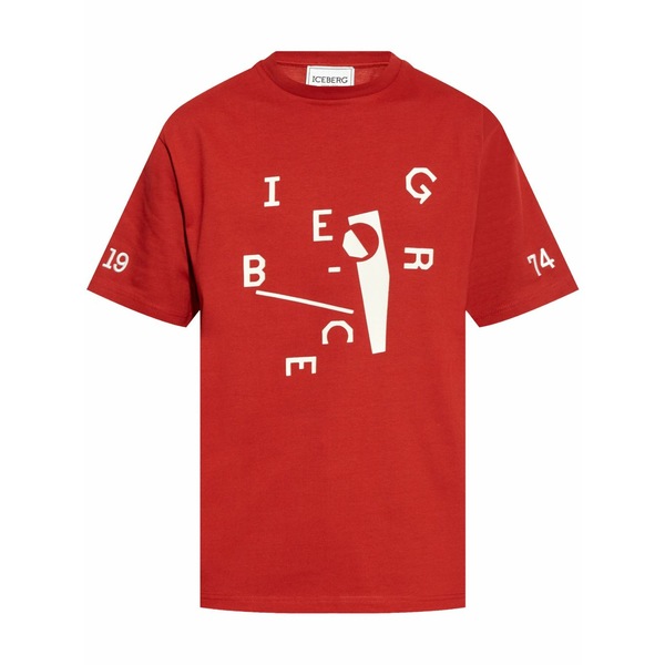 アイスバーグレタス メンズ プルオーバー トップス Logo-print t-shirt  Green