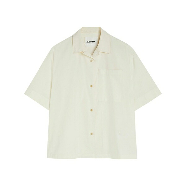 ジル・サンダー レディース シャツ トップス Short sleeves shirt Neutrals｜asty