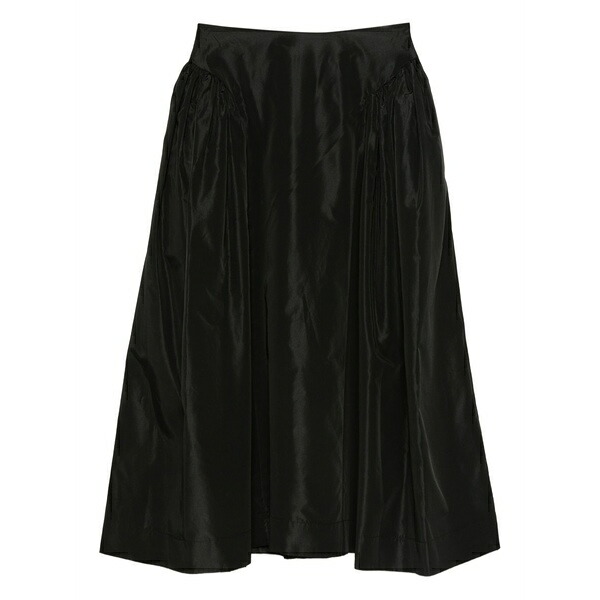 シモーネ・ロシャ レディース スコート ボトムス Pleated-details MIDI skirt Black