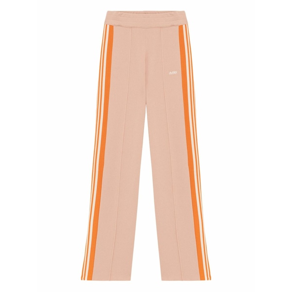 オートリー レディース 心地よいズボン下 ボトムス Stripe track pants Pink