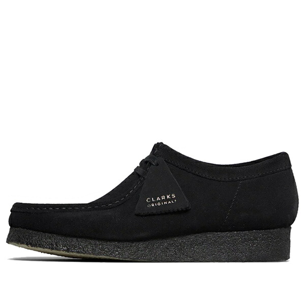 Clarks クラークス レディース スニーカー Black 【(WMNS) Clarks Wallabee Black Suede 26155522】  サイズ US_7(24.0cm)