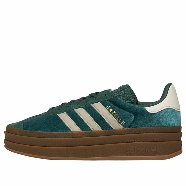 adidas アディダス レディース スニーカー Mineral Green/Putty Grey/Mineral Green 【(WMNS) adidas Gazelle Bold \u0027Mineral Green Velvet\u0027 IG4391】  大きさ US_9(26.0糎)