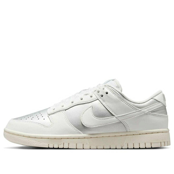 Nike ナイキ レディース スニーカー Metallic Platinum/Pale Ivory/Summit White 【(WMNS) Nike Dunk Low Next Nature 'Metallic Platinum Pale Ivory' IB7311-001】 サイズ US_5(22.0cm)｜asty
