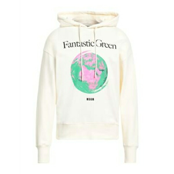 【送料無料】 エムエスジイエム メンズ パーカー・スウェットシャツ アウター Sweatshirts White|asty