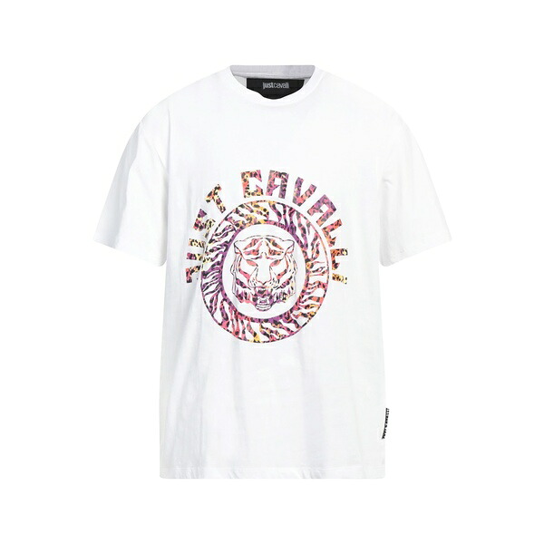 【送料無料】 ロベルトカヴァリ メンズ Tシャツ トップス T-shirts White