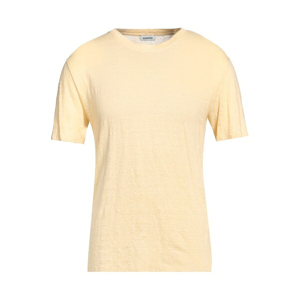 【送料無料】 サンドロ メンズ Tシャツ トップス T-shirts Yellow