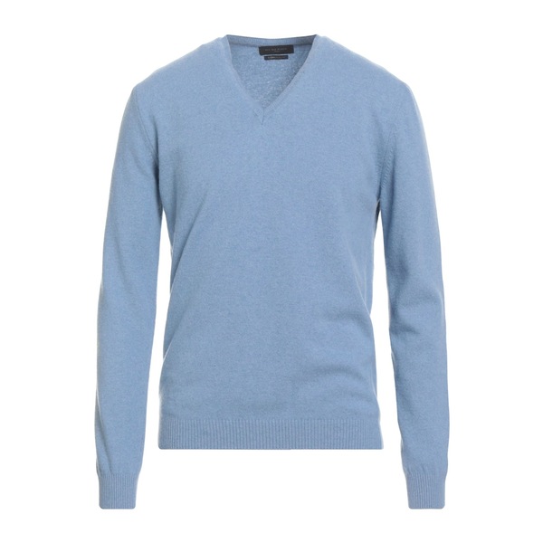 【貨物輸送無料】 ダニエル フィエゾリ メンズ 編み物\u0026プルオーバー アウター Sweaters Azure
