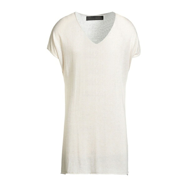 【貨物輸送無料】 メッサジェリエ メンズ 編み物\u0026プルオーバー アウター Sweaters White
