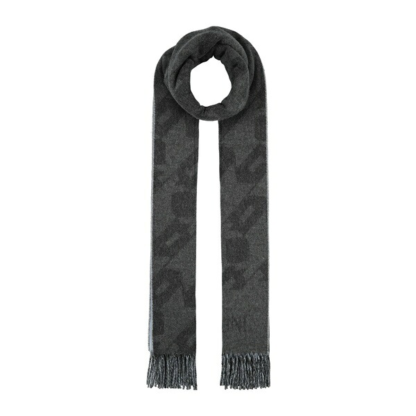 【送料無料】 メゾン キツネ メンズ マフラー・ストール・スカーフ アクセサリー Scarves Grey